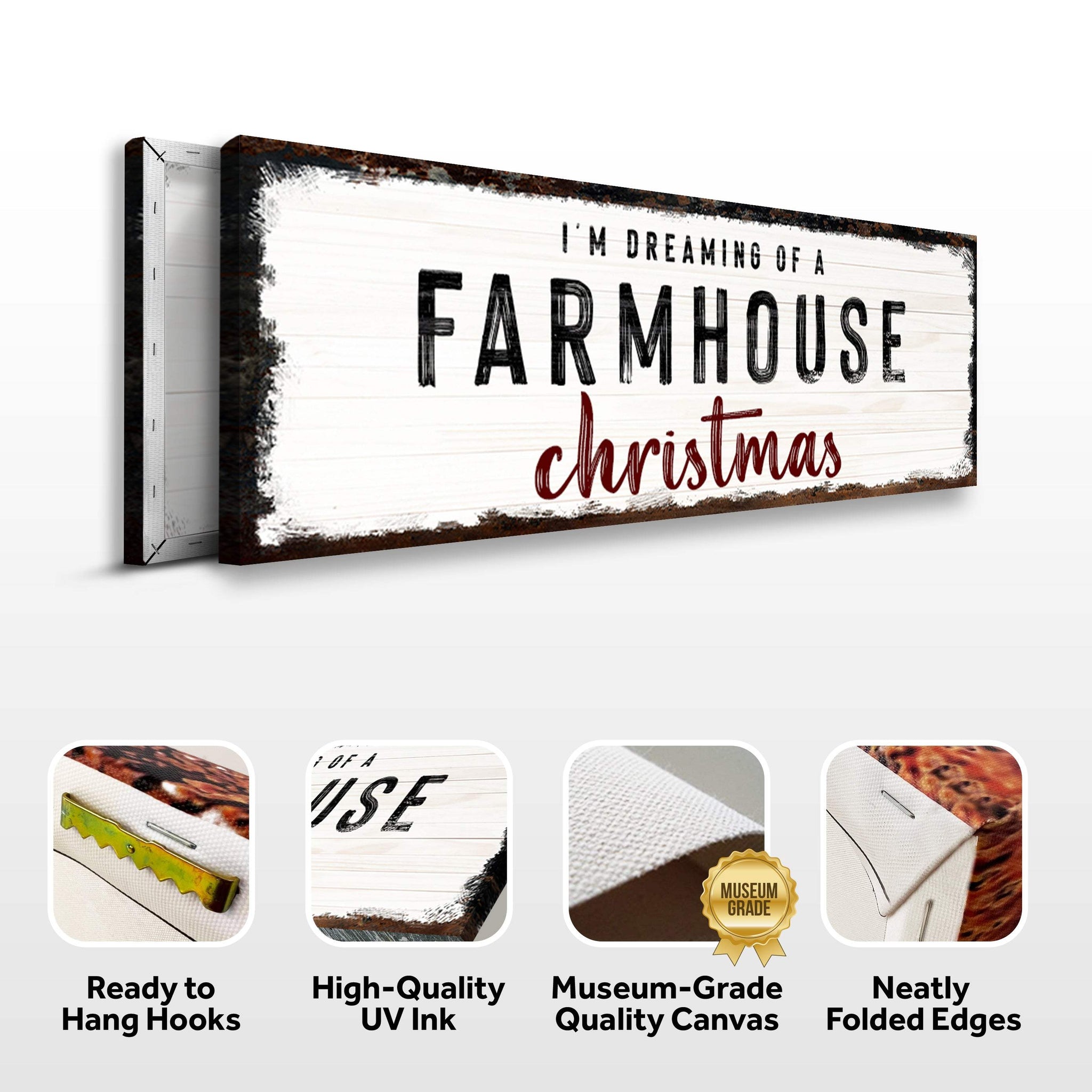 Farmhouse Christmas Sign - Tailored Canvases - Flyclothing LLC