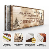 Christmas Eve Farmhouse Sign - Tailored Canvases - Flyclothing LLC
