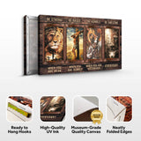 Be Strong, Be Brave, Be Humble, Be Awesome Canvas - Dynamic Christian Wall Art, Jesus Decor - Tailored Canvases - Flyclothing LLC