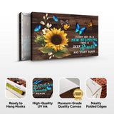 Everyday Is A New Beginning Sign - Tailored Canvases - Flyclothing LLC