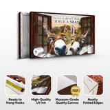 Have A Seat Sweet Cheeks Bathroom Sign - Tailored Canvases - Flyclothing LLC