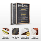 Best Bathroom In The City Sign II - Tailored Canvases - Flyclothing LLC