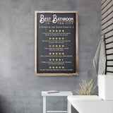 Best Bathroom In The City Sign II - Tailored Canvases - Flyclothing LLC