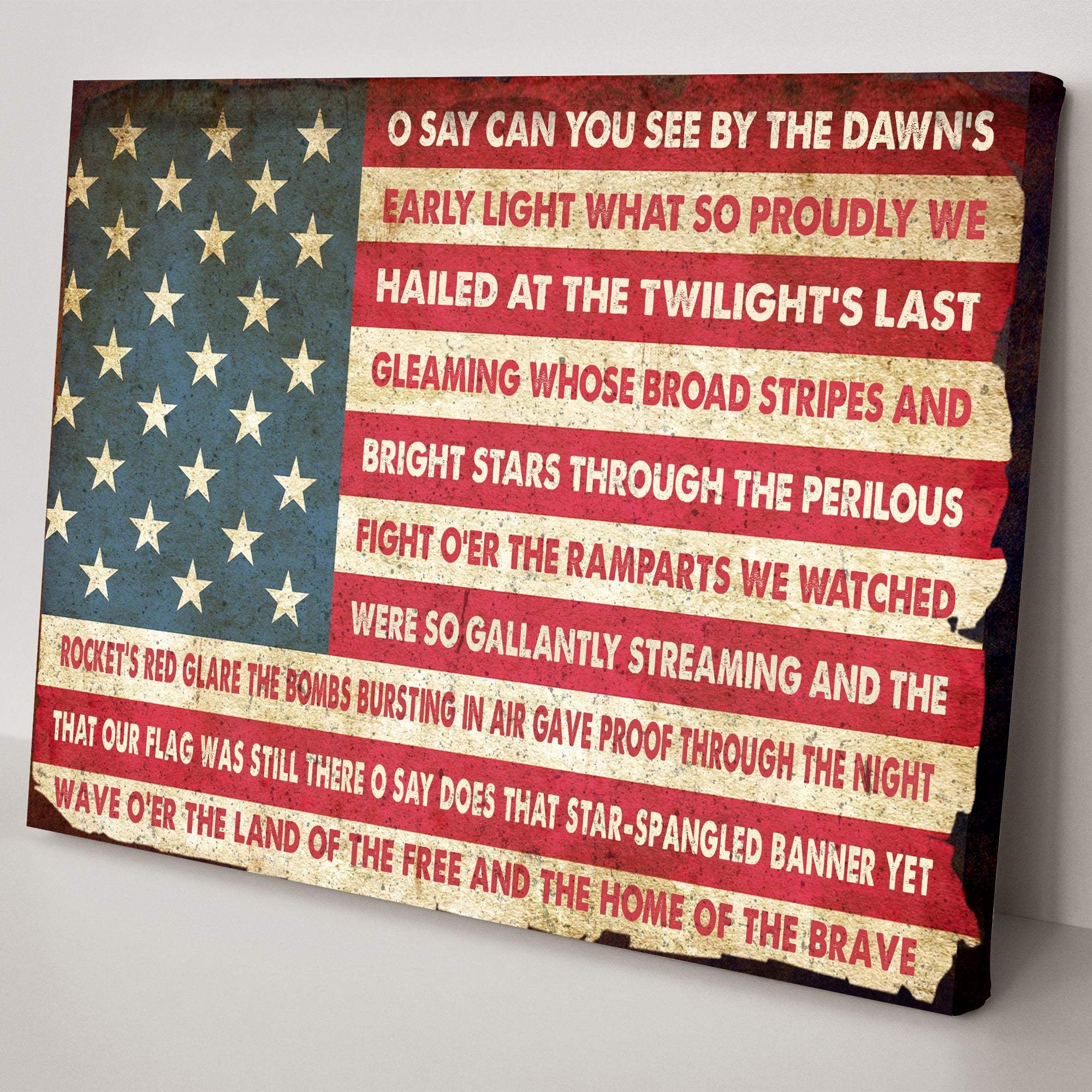 American Anthem Sign - Tailored Canvases - Flyclothing LLC