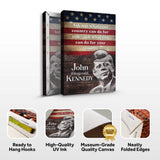 John F. Kennedy Inaugural Address Sign - Tailored Canvases - Flyclothing LLC