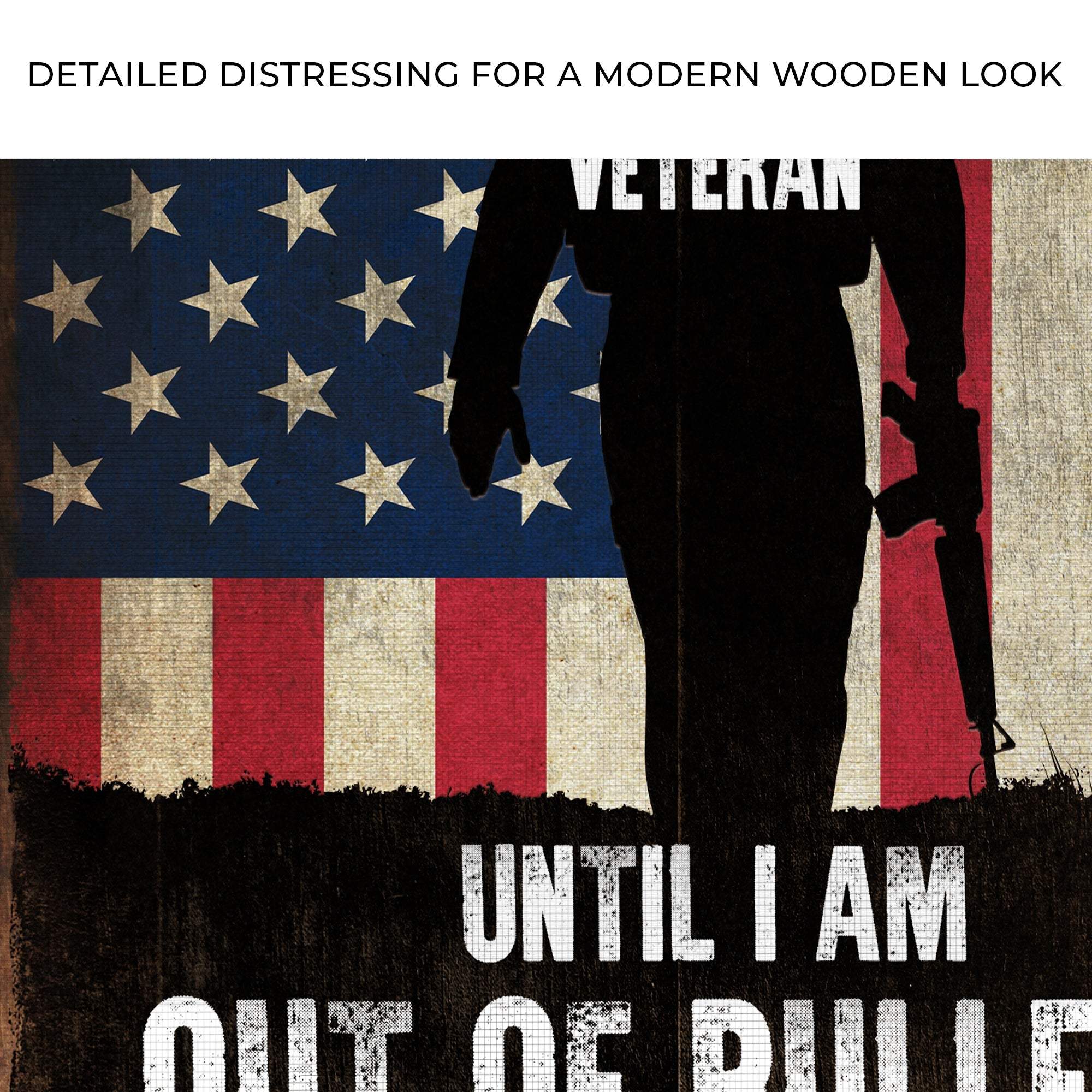 Until I Am Out Of Bullets Sign - Tailored Canvases - Flyclothing LLC