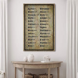 Morse Code Sign - Tailored Canvases - Flyclothing LLC