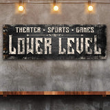 Lower Level Sign - Tailored Canvases - Flyclothing LLC