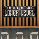 Lower Level Sign - Tailored Canvases - Flyclothing LLC