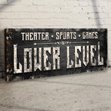 Lower Level Sign - Tailored Canvases - Flyclothing LLC