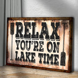 Lake Time Sign II - Tailored Canvases - Flyclothing LLC