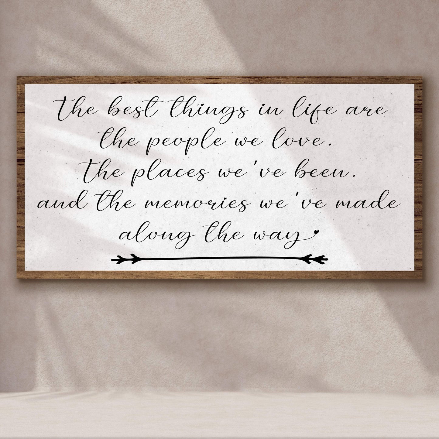 The Best Things In Life Sign II - Tailored Canvases - Flyclothing LLC