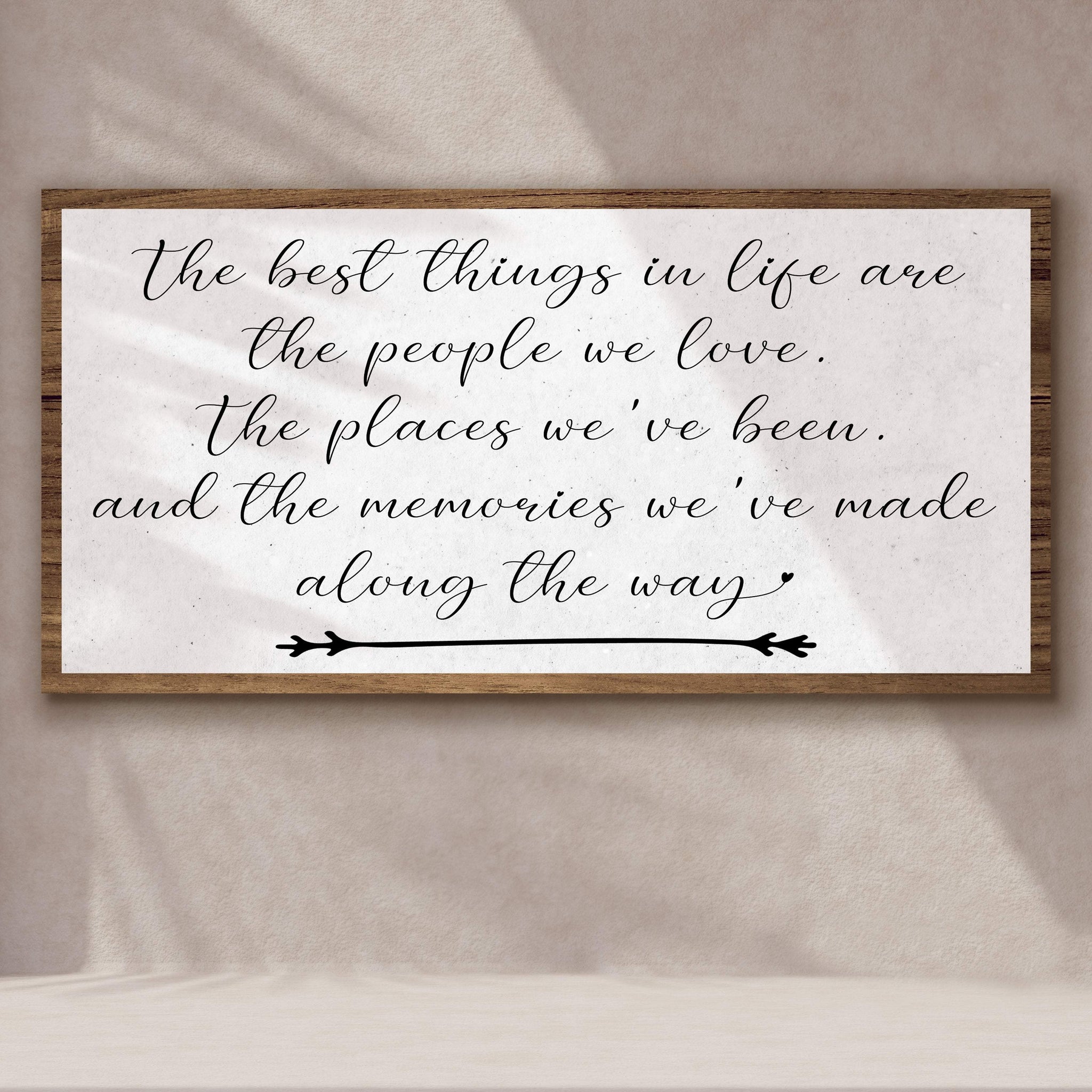 The Best Things In Life Sign II - Tailored Canvases - Flyclothing LLC