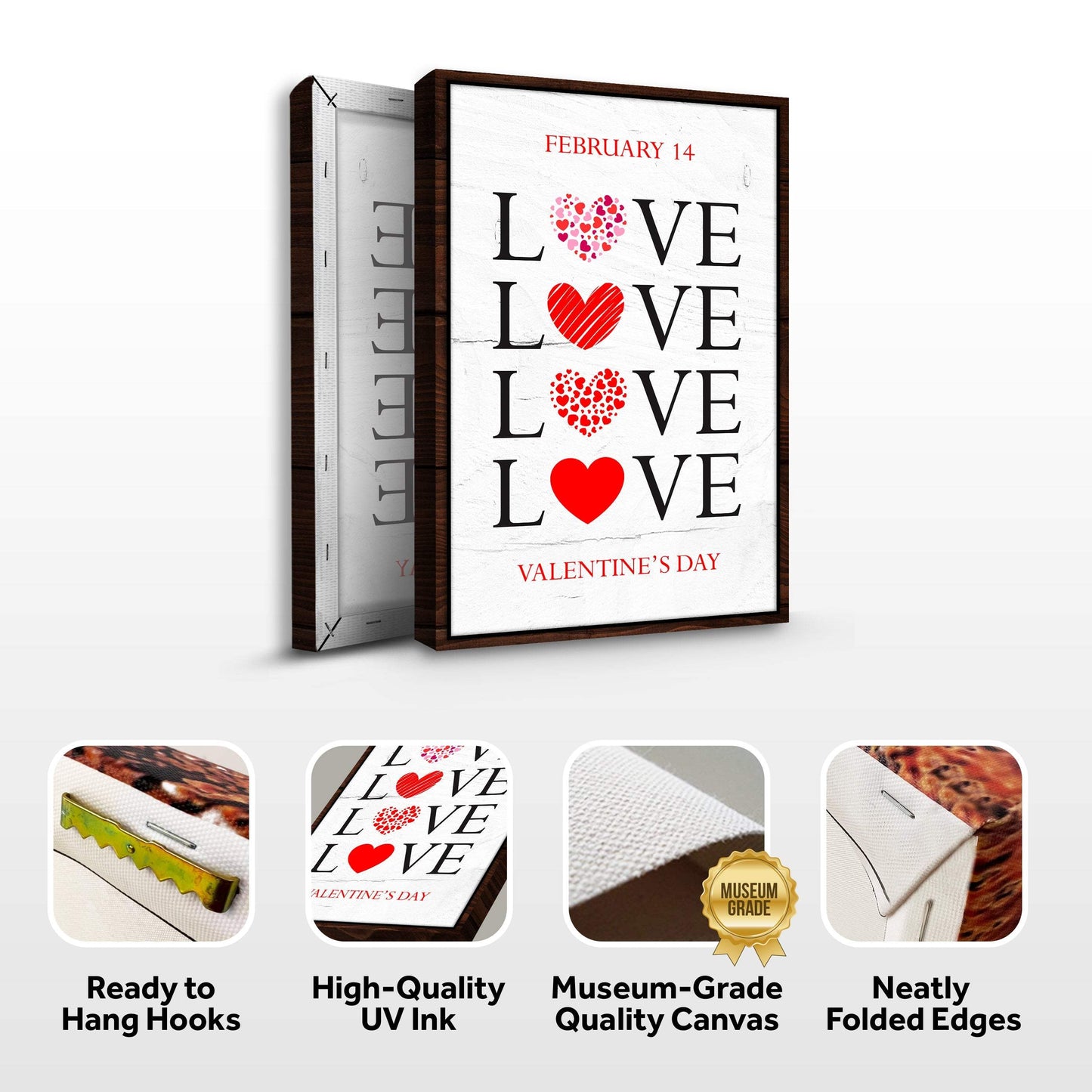 Valentine's Day Sign VIII - Tailored Canvases - Flyclothing LLC