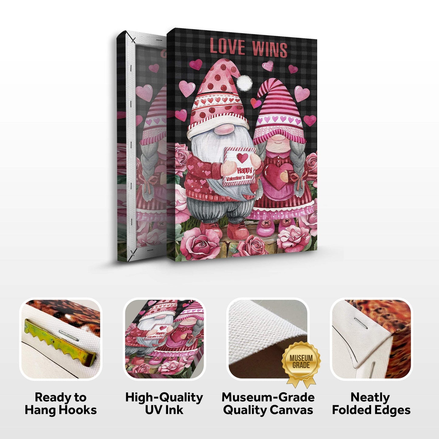 Valentine Gnomes Sign II - Tailored Canvases - Flyclothing LLC