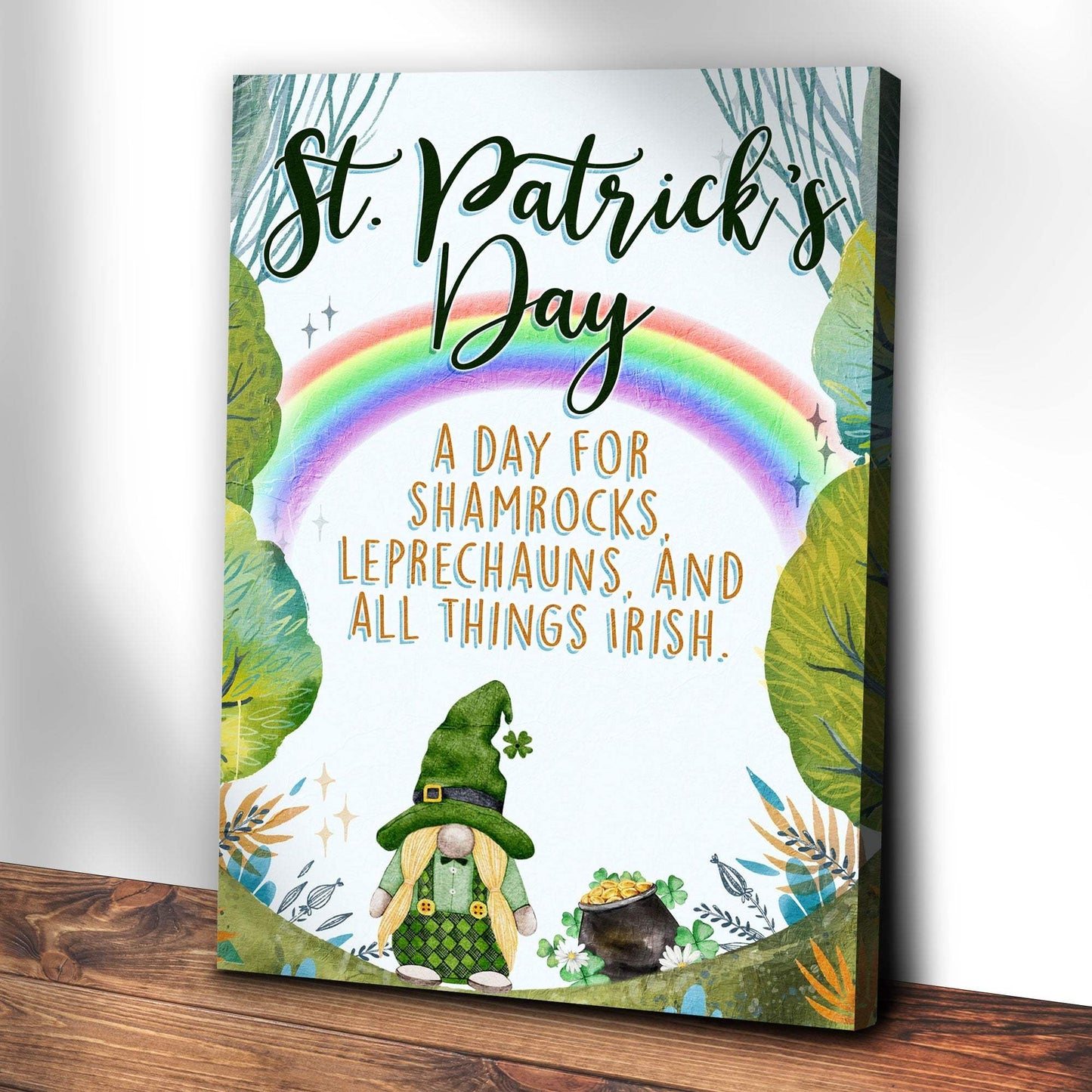 St. Patrick's Day, All Things Irish Sign - Tailored Canvases - Flyclothing LLC