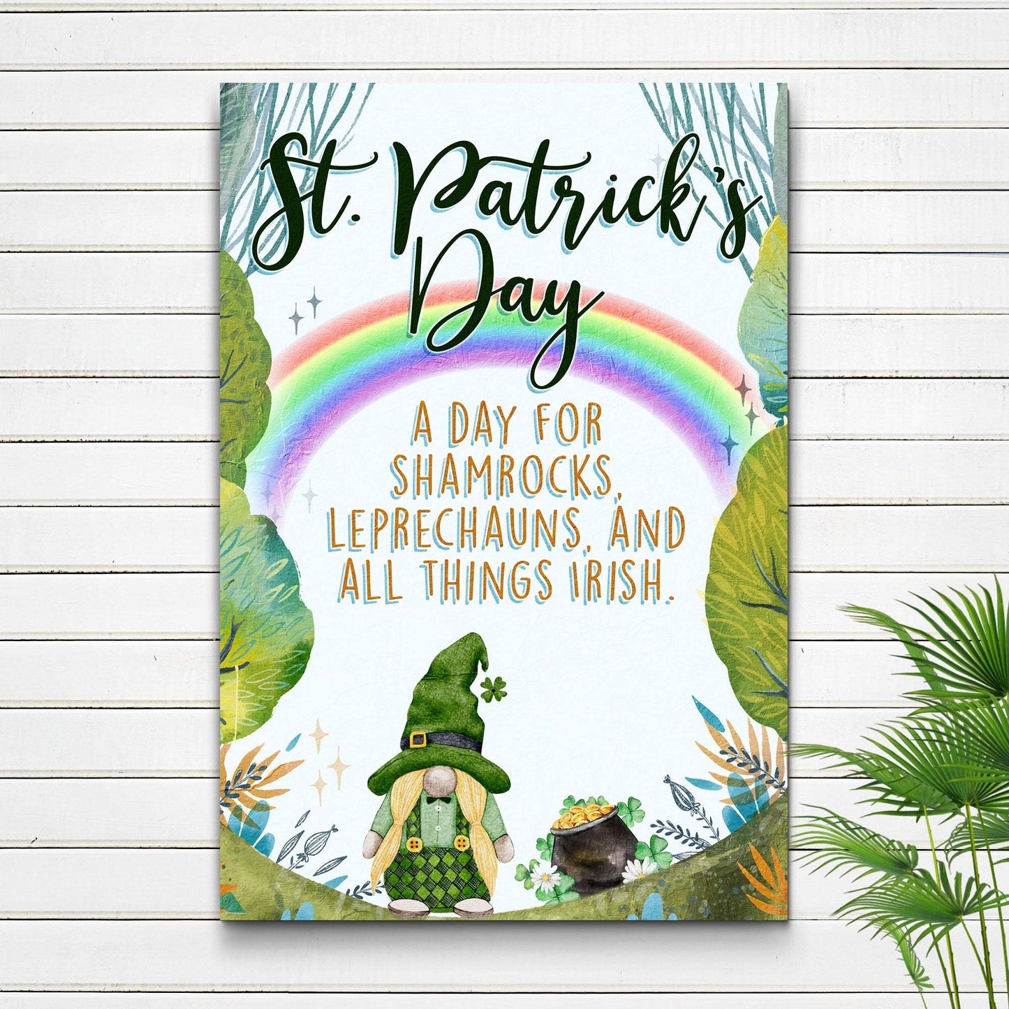 St. Patrick's Day, All Things Irish Sign - Tailored Canvases - Flyclothing LLC