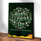 St. Patrick's Day, A Day To Embrace Your Inner Irish Spirit Sign - Tailored Canvases - Flyclothing LLC