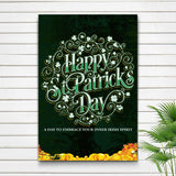 St. Patrick's Day, A Day To Embrace Your Inner Irish Spirit Sign - Tailored Canvases - Flyclothing LLC