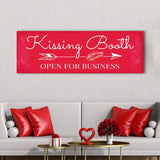 Kissing Booth "Open For Business" Sign - Tailored Canvases - Flyclothing LLC