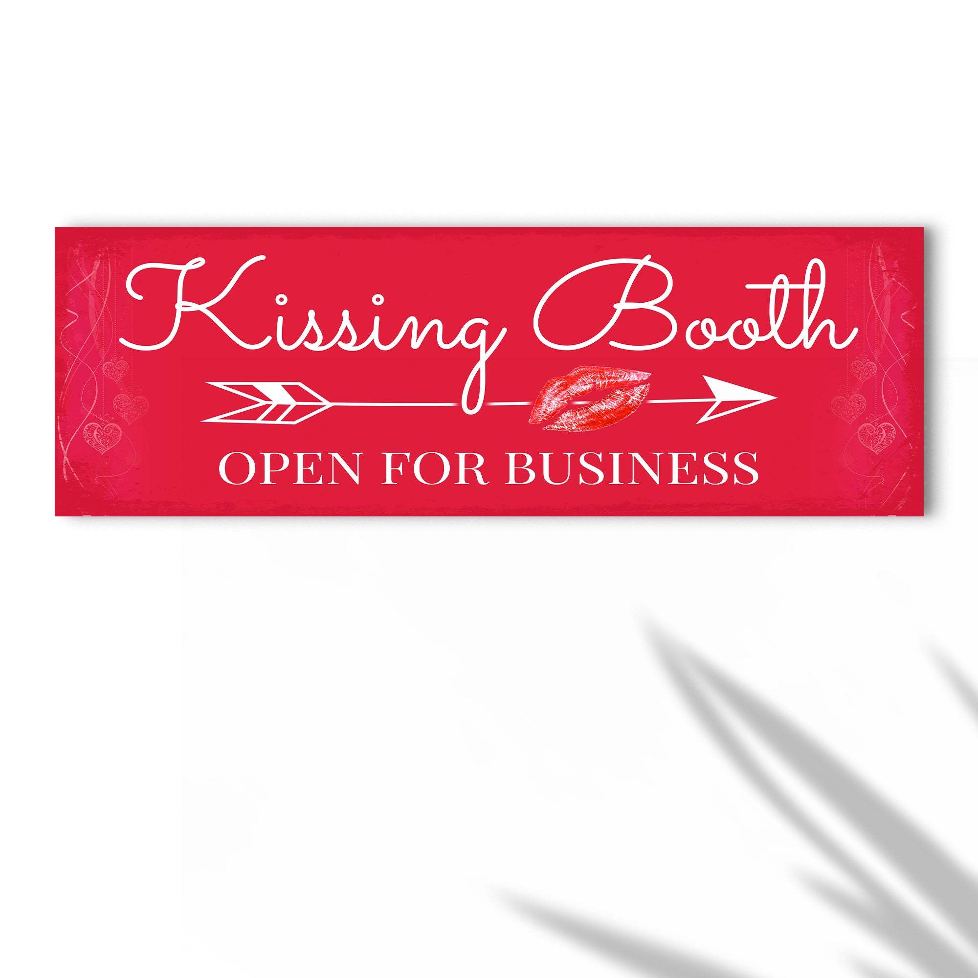 Kissing Booth "Open For Business" Sign - Tailored Canvases - Flyclothing LLC
