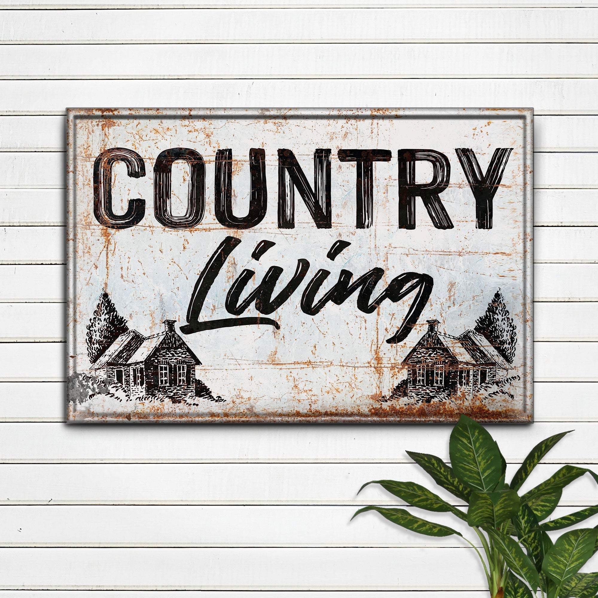 Country Living Sign - Tailored Canvases - Flyclothing LLC