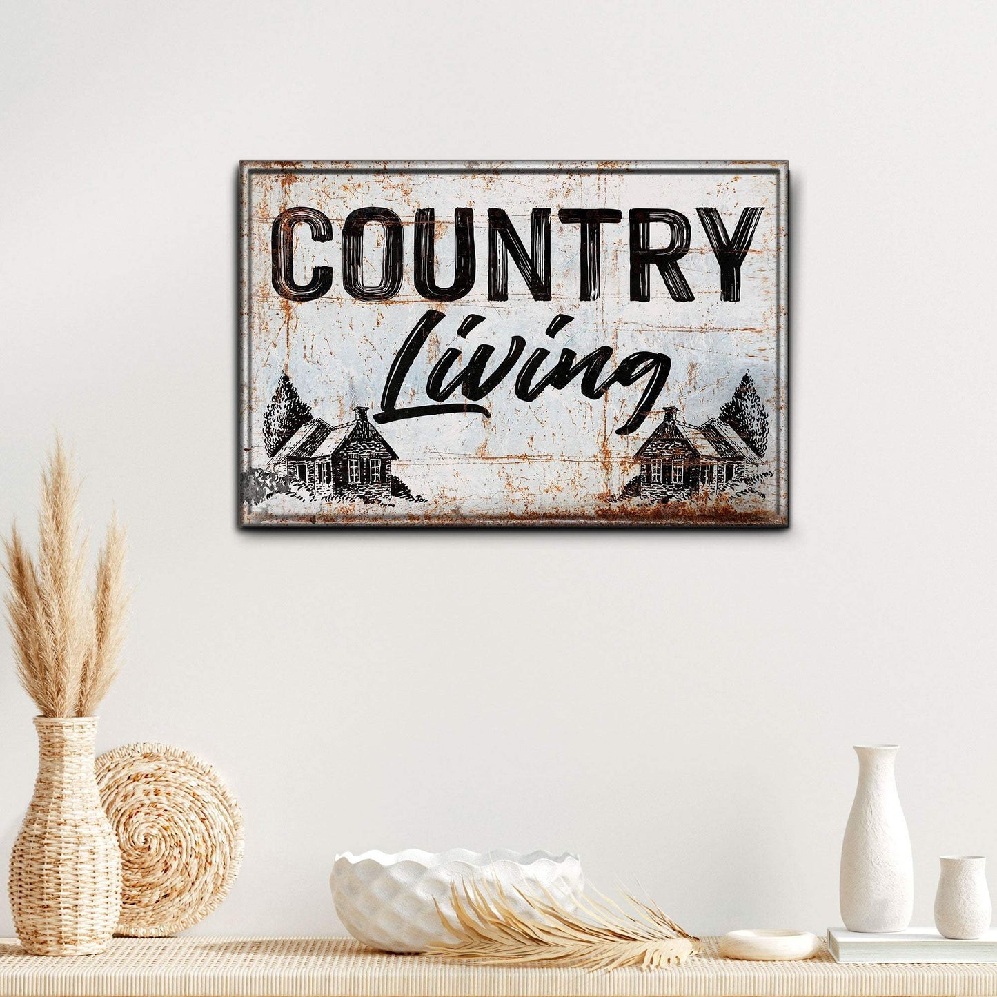 Country Living Sign - Tailored Canvases - Flyclothing LLC