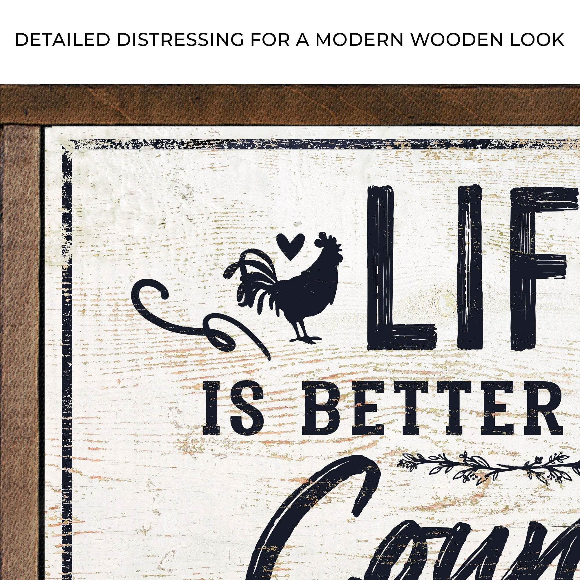 Life Is Better In The Country Sign - Tailored Canvases - Flyclothing LLC