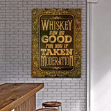 Whiskey Sign II - Tailored Canvases - Flyclothing LLC
