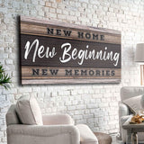 New Home, New Beginning Sign V - Tailored Canvases - Flyclothing LLC