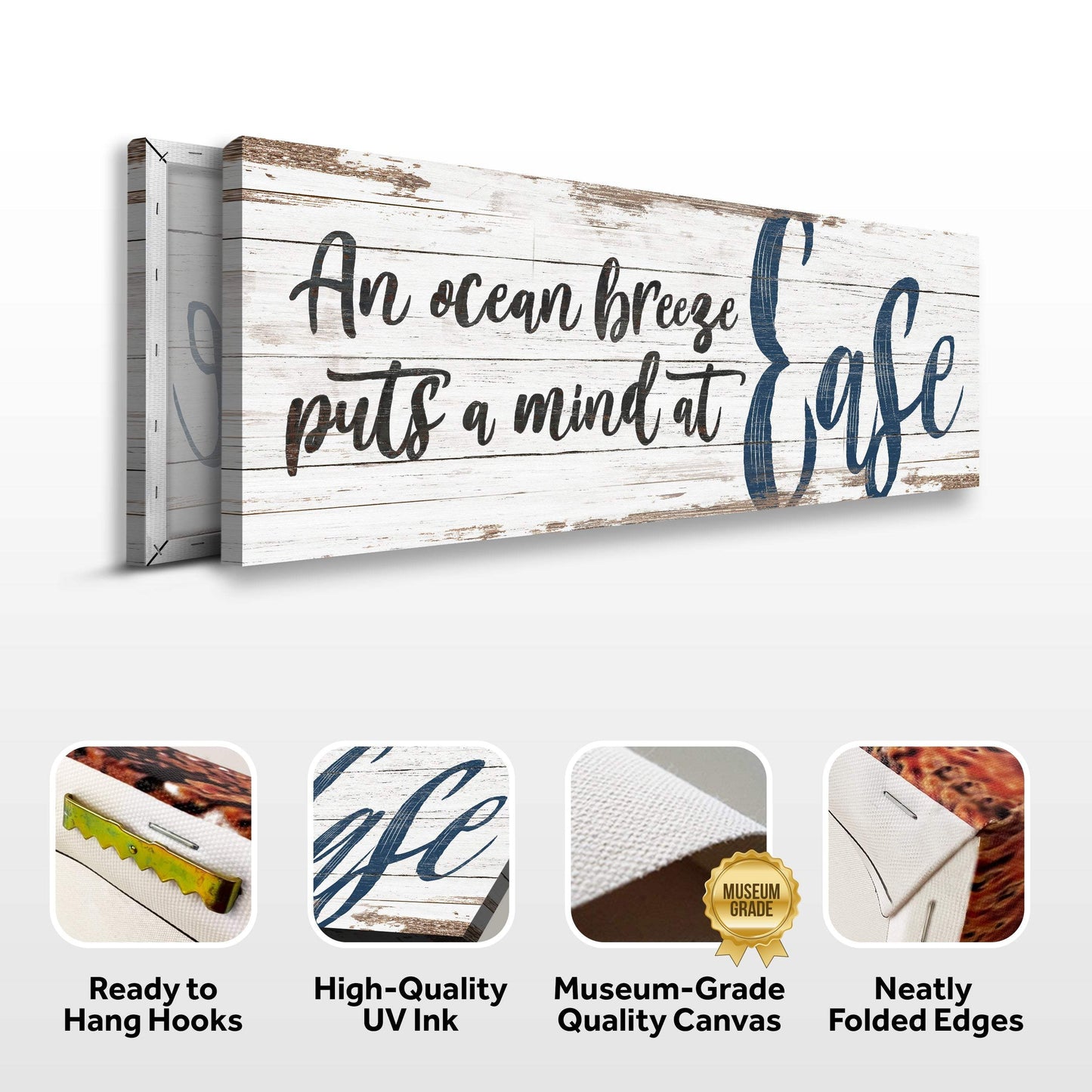 Coastal Beach House Sign II - Tailored Canvases - Flyclothing LLC