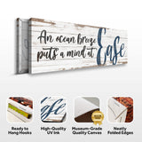 Coastal Beach House Sign II - Tailored Canvases - Flyclothing LLC