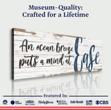 Coastal Beach House Sign II - Tailored Canvases - Flyclothing LLC