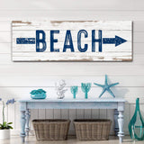 Shore Direction Arrow Beach Sign II - Tailored Canvases - Flyclothing LLC