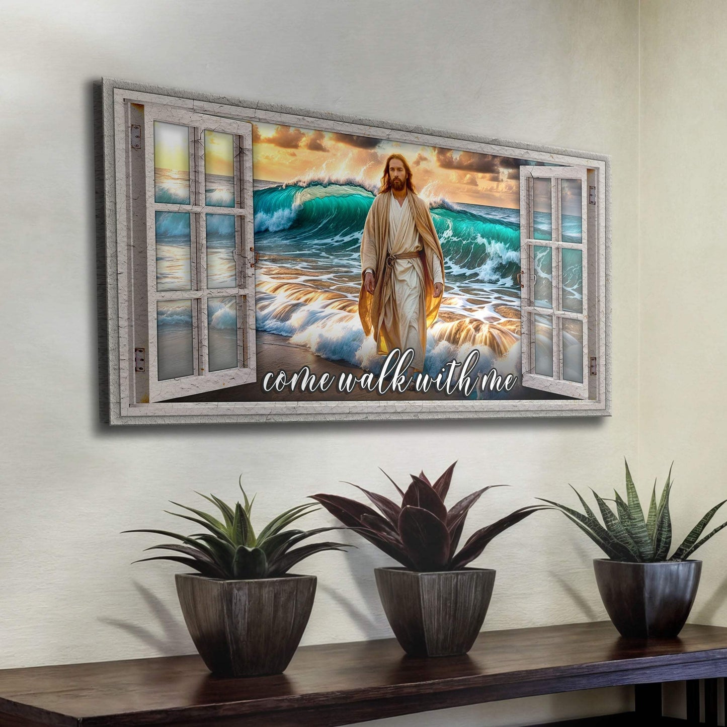 Come Walk With Me Faith Sign IV - Tailored Canvases - Flyclothing LLC