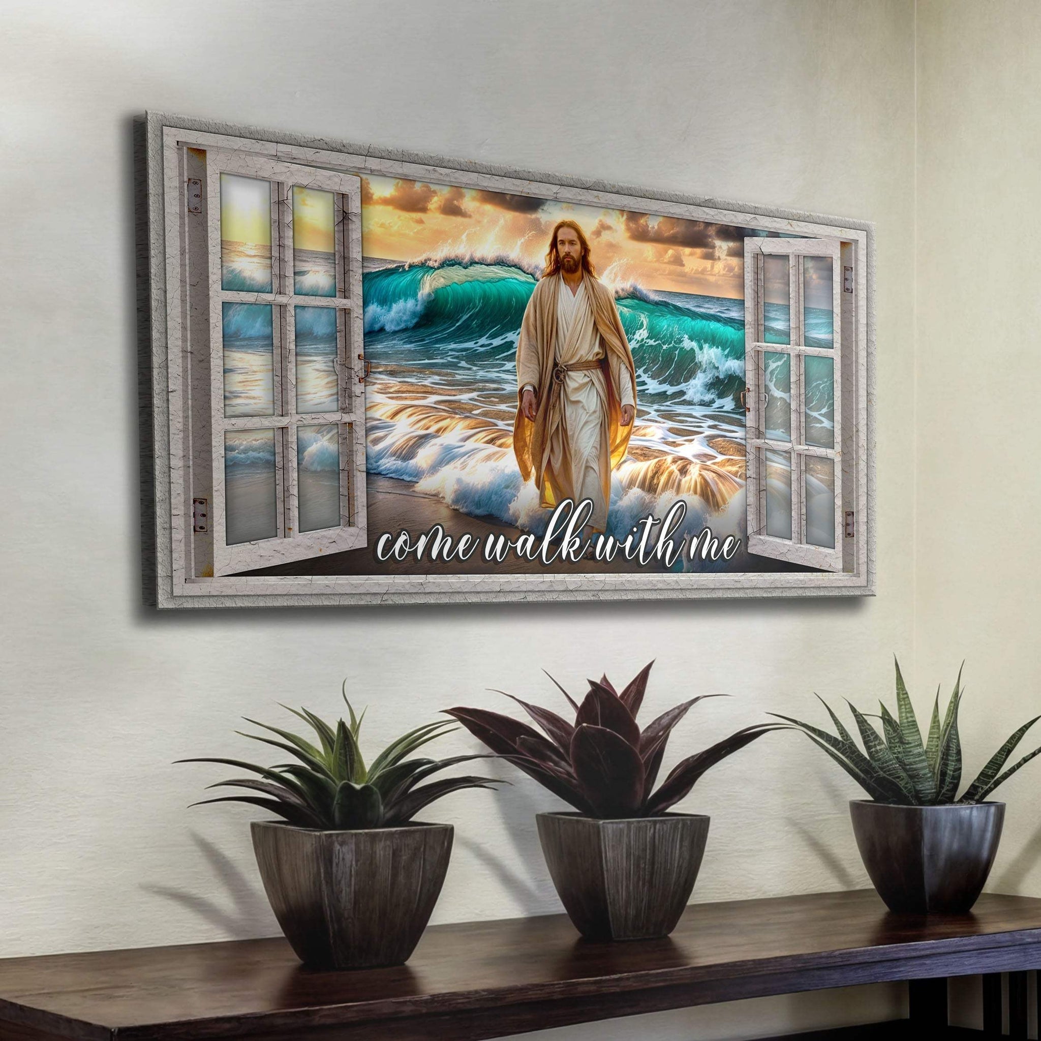 Come Walk With Me Faith Sign IV - Tailored Canvases - Flyclothing LLC