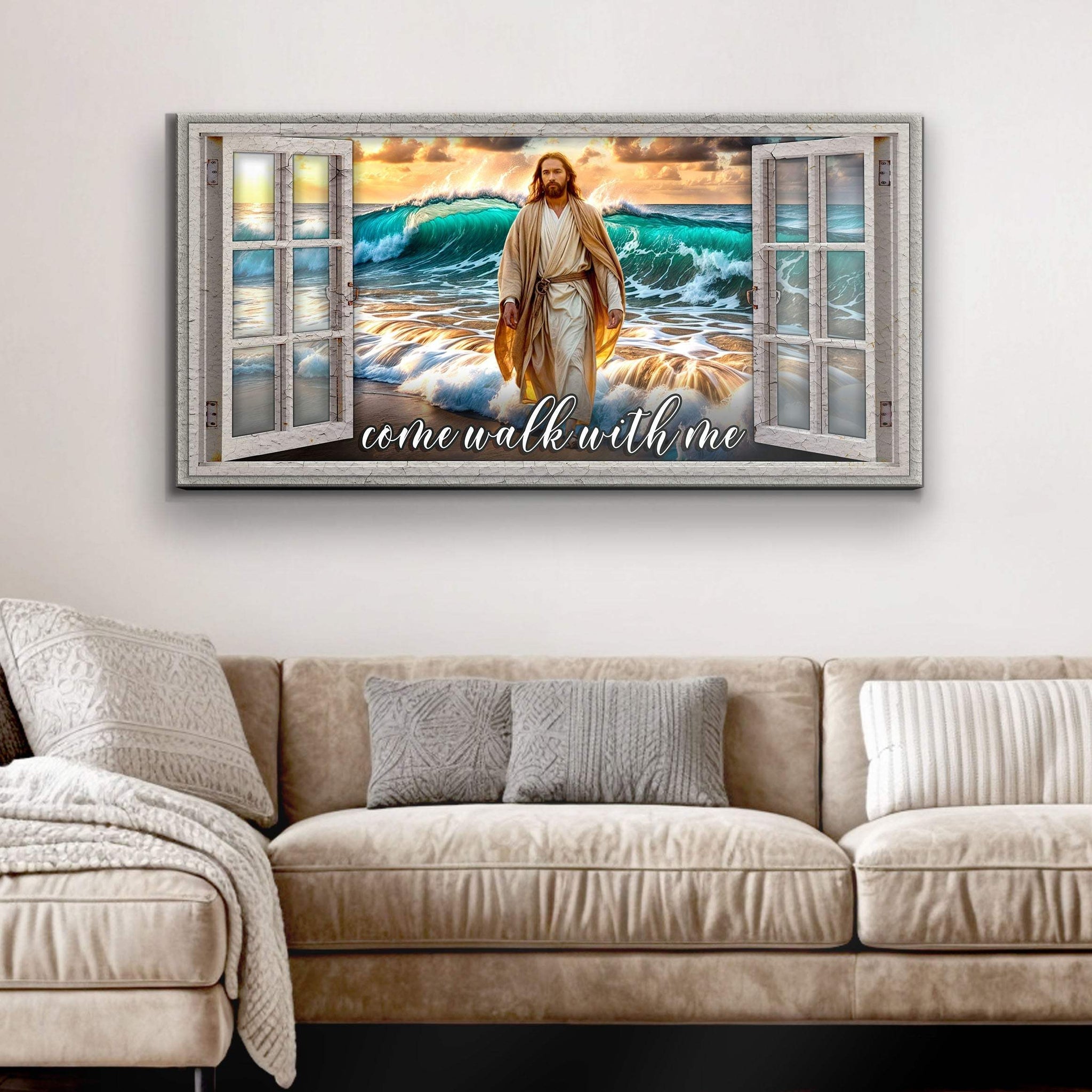 Come Walk With Me Faith Sign IV - Tailored Canvases - Flyclothing LLC