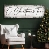 O Christmas Tree, Wood Christmas Sign - Tailored Canvases - Flyclothing LLC