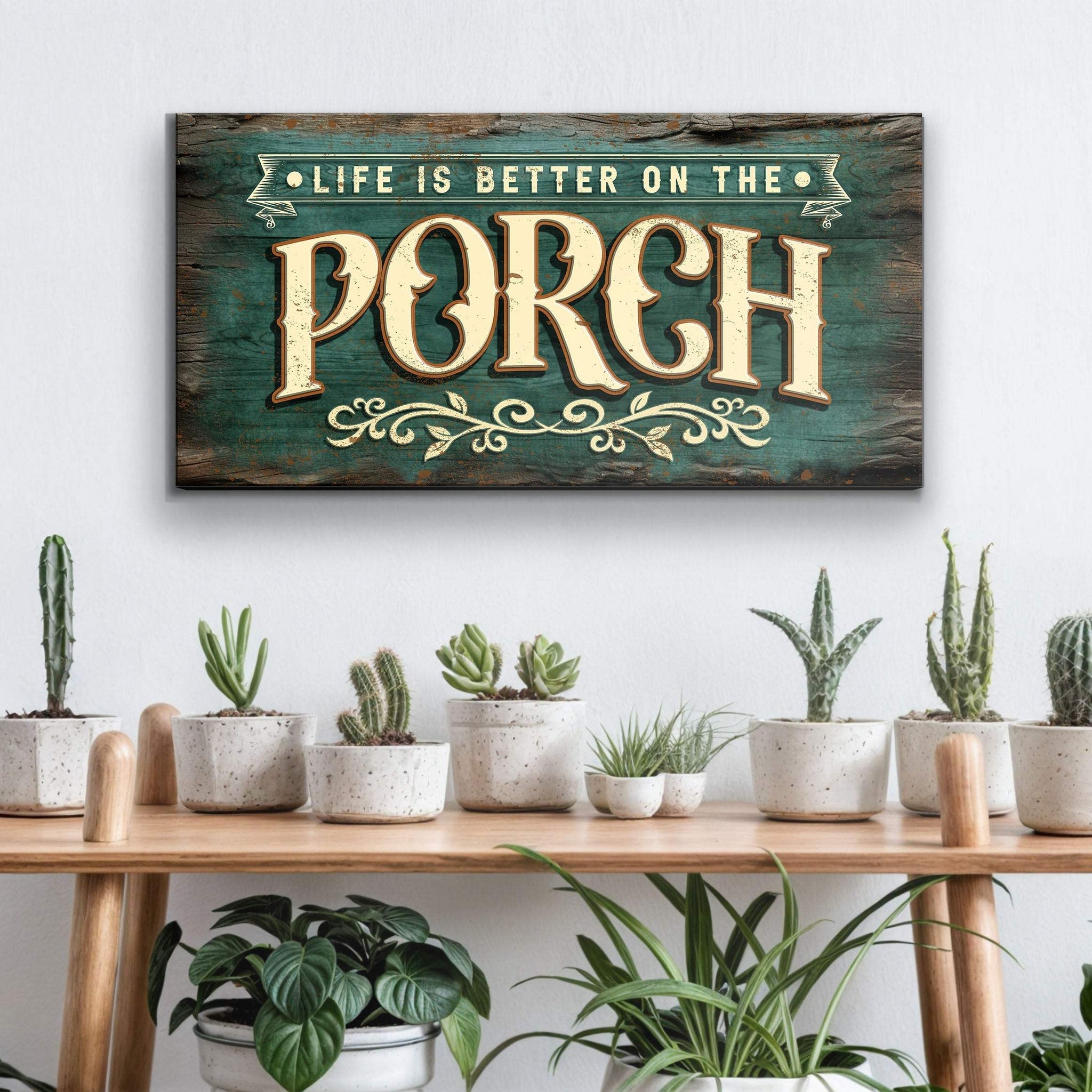 Life Is Better On The Porch Sign III - Tailored Canvases - Flyclothing LLC