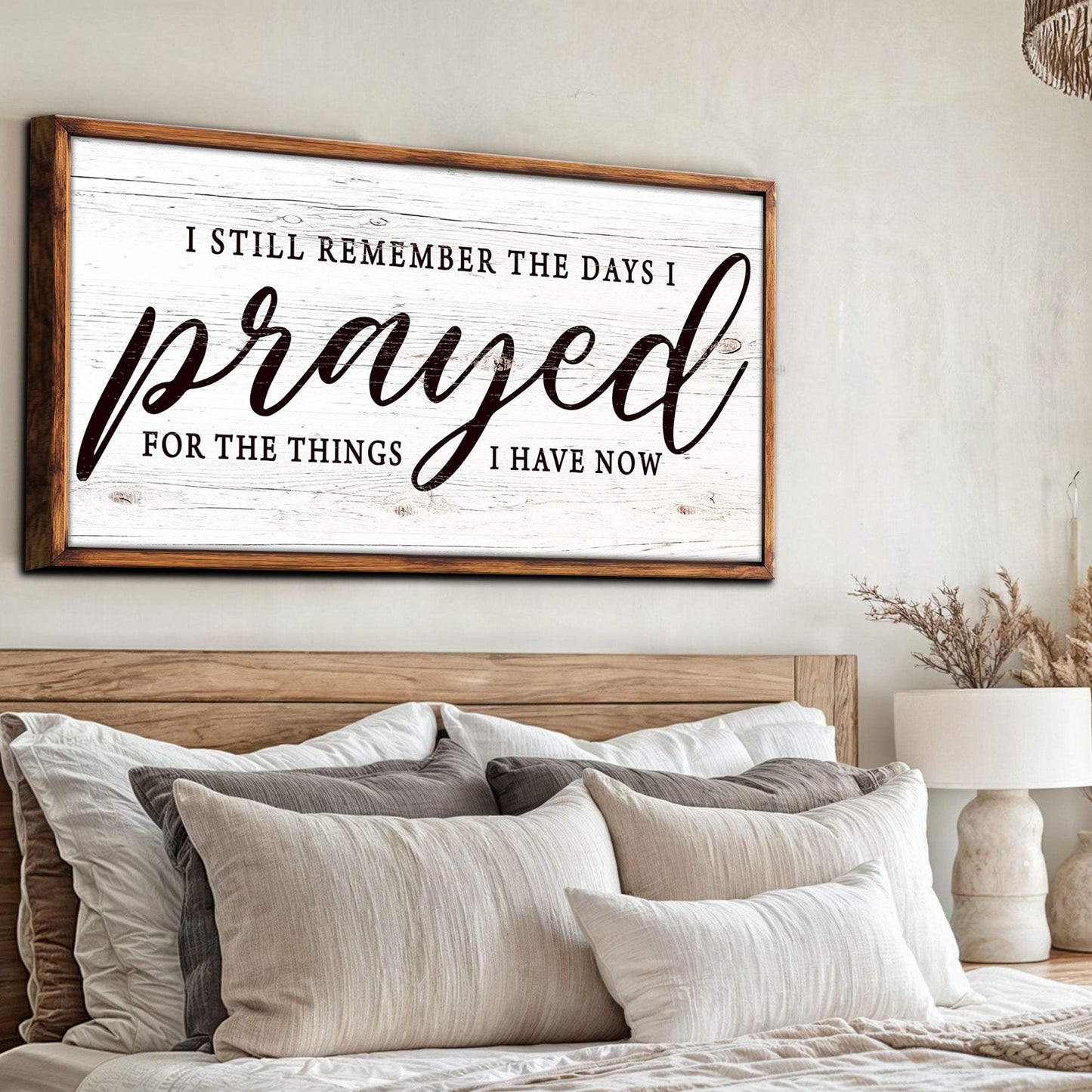 I Still Remember The Days I Prayed Faith Sign III - Tailored Canvases - Flyclothing LLC