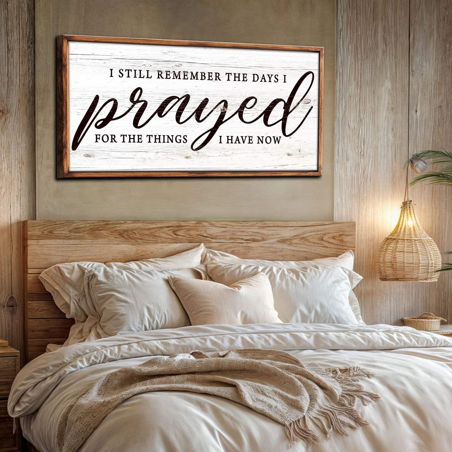 I Still Remember The Days I Prayed Faith Sign III - Tailored Canvases - Flyclothing LLC