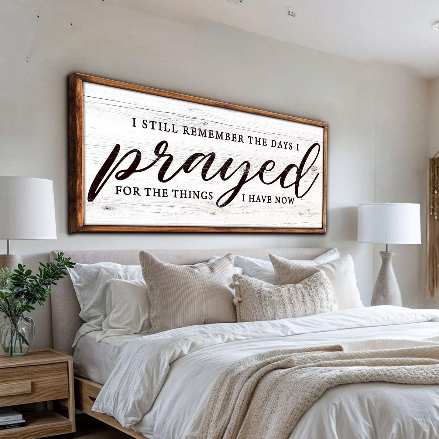 I Still Remember The Days I Prayed Faith Sign III - Tailored Canvases - Flyclothing LLC