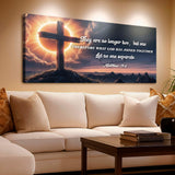 Matthew 19:6 - They Are No Longer Two But One Faith Sign - Tailored Canvases - Flyclothing LLC