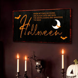 When Witches Halloween Wall Sign - Tailored Canvases - Flyclothing LLC