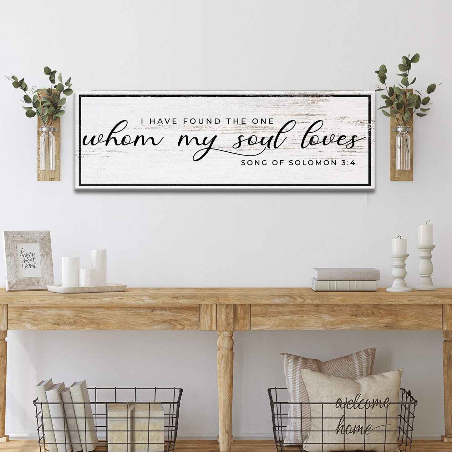 Song Of Solomon 3:4 - I Have Found The One Sign II - Tailored Canvases - Flyclothing LLC