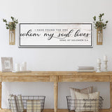 Song Of Solomon 3:4 - I Have Found The One Sign II - Tailored Canvases - Flyclothing LLC