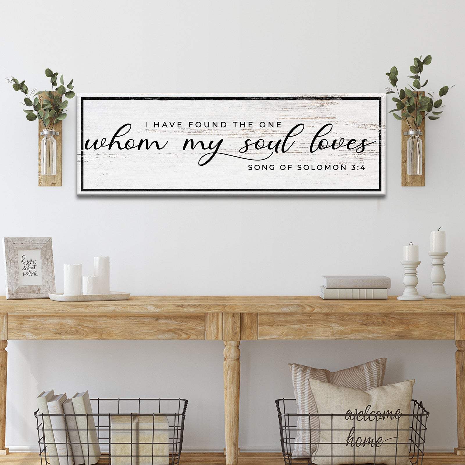Song Of Solomon 3:4 - I Have Found The One Sign II - Tailored Canvases - Flyclothing LLC