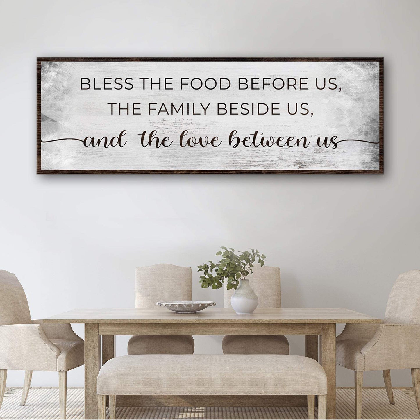 Bless The Love Between Us Sign - Tailored Canvases - Flyclothing LLC
