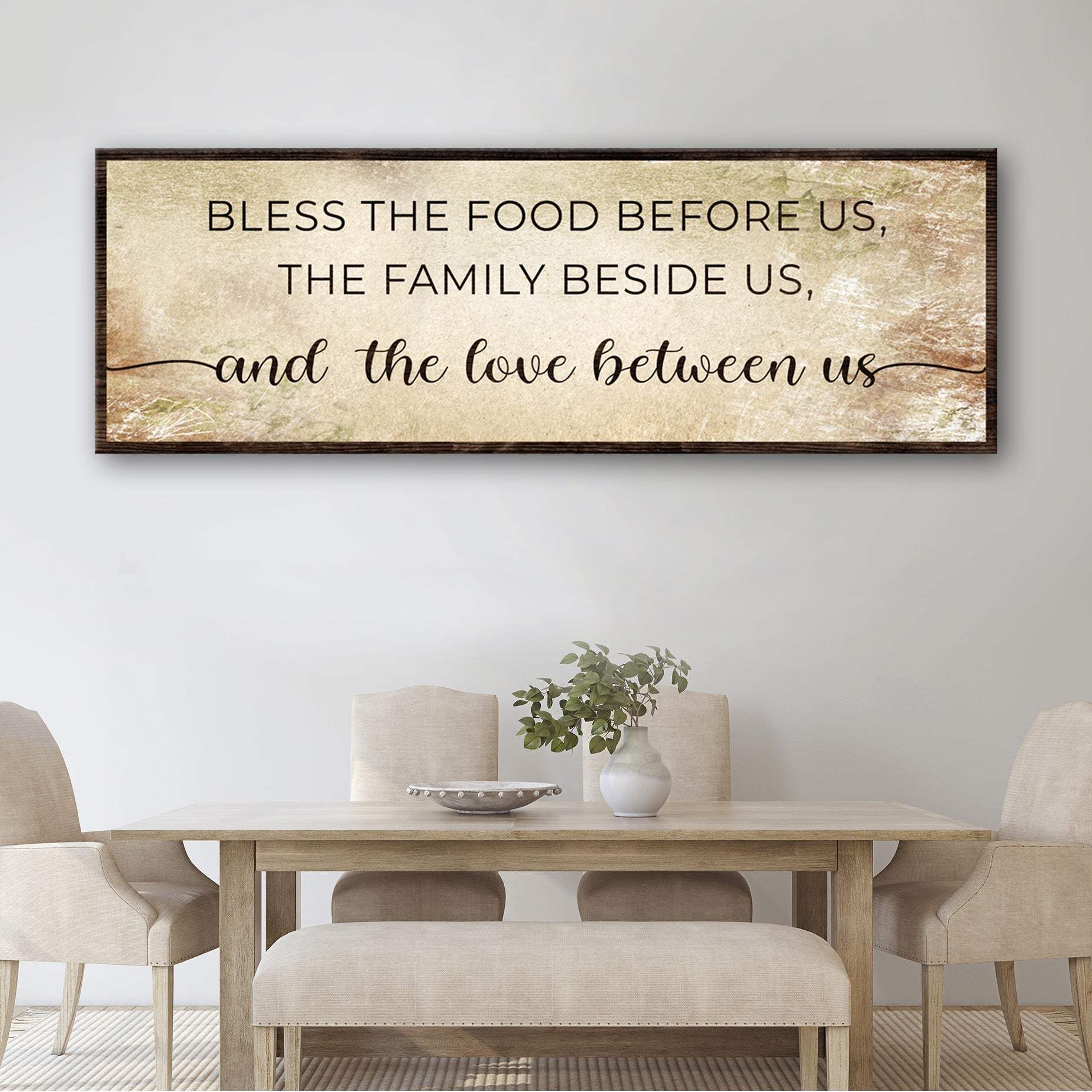 Bless The Love Between Us Sign - Tailored Canvases - Flyclothing LLC