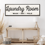 Laundry Room Wash Dry Fold Sign - Tailored Canvases - Flyclothing LLC